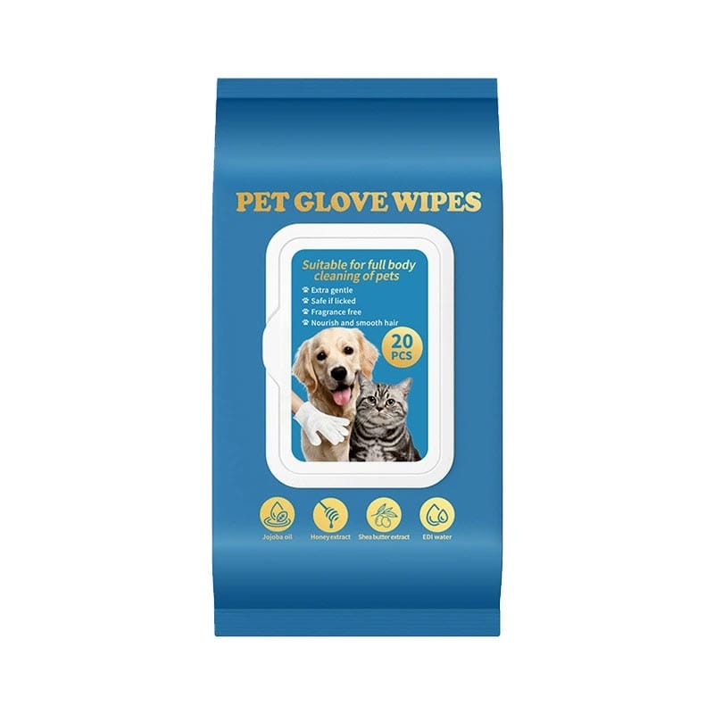 pet gloves wipes for dog