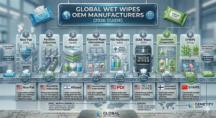 Top 8 Global Wet Wipes OEM Manufacturers