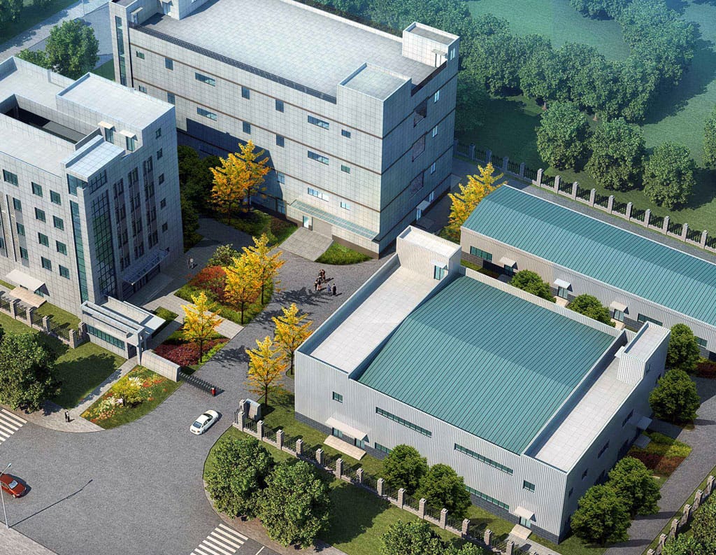 Aerial view of the SYWIPE factory