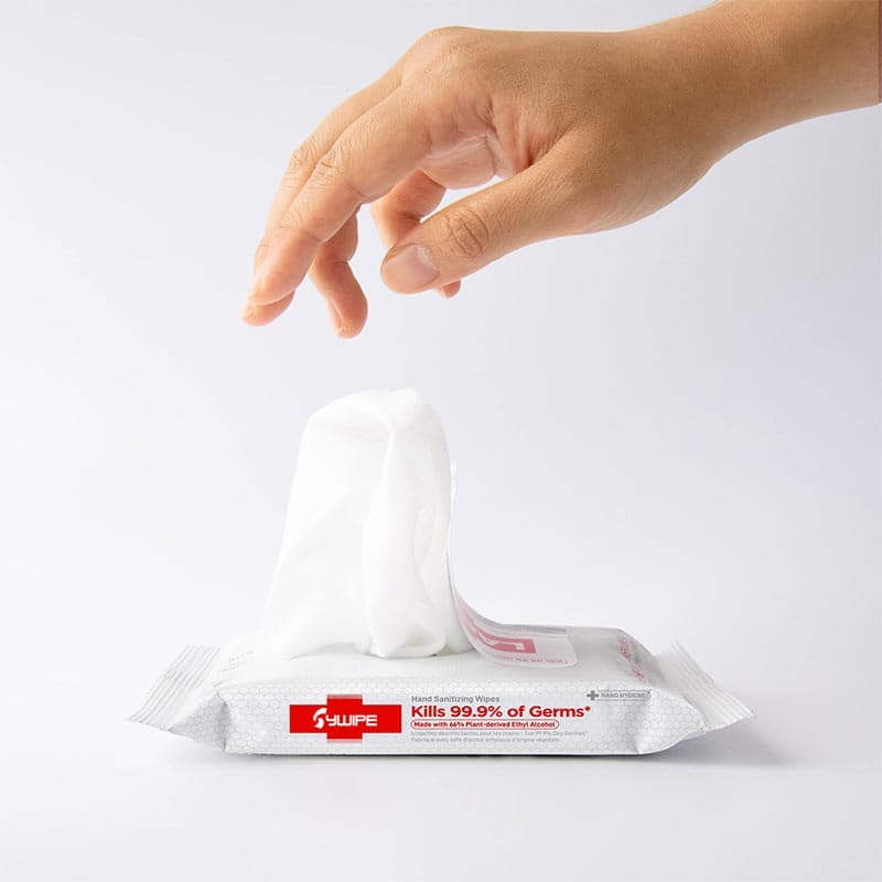 Custom private label hand sanitizing wipes manufacturing by SYWIPE