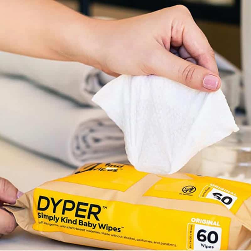 Travel pack flushable toddler wipes with customizable sheet counts and private label options from supplier.