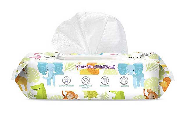 Custom sensitive baby wipes tailored packaging options highlighting sheet count, bespoke nonwoven sizes, and custom water formula layouts