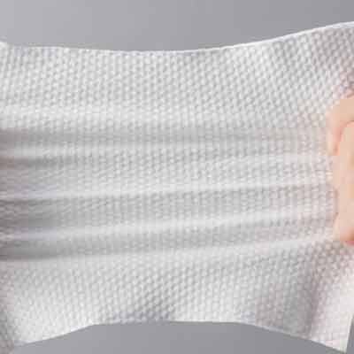 High-absorbent wood pulp and plant-based viscose nonwoven fabric cloth, optimized for biodegradable wet wipes manufacturing.